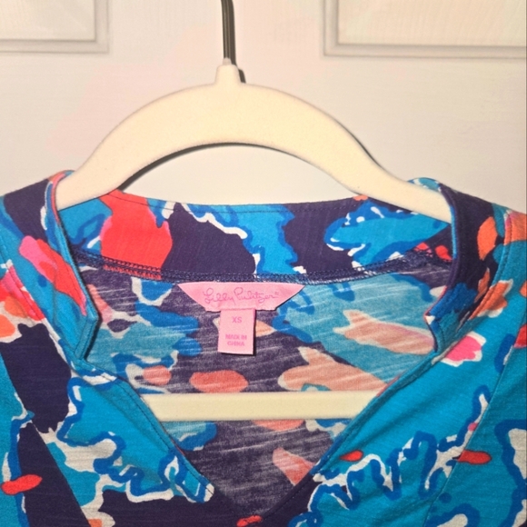 Lilly Pulitzer Reef Me Up XS Cotton Tunic - Picture 3 of 9